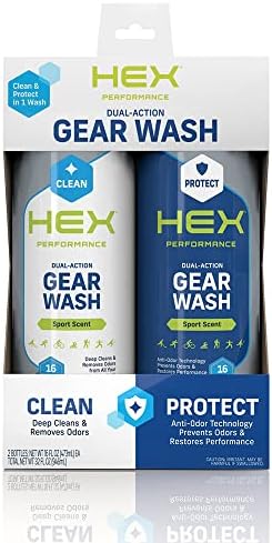 HEX Performance Sport Scent Dual Action Gear Wash, 16oz