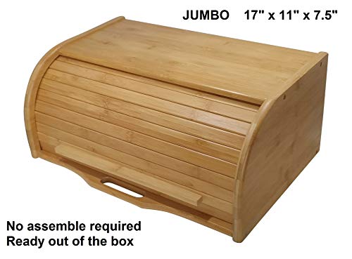 Large bread box bread basket wooden box storage boxes kitchen counter organizer wooden