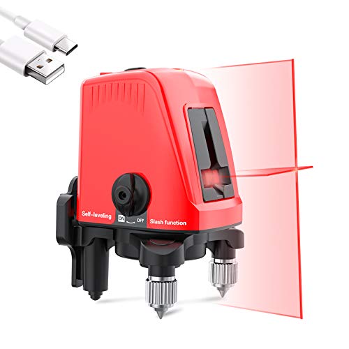 Nivel Laser, láser cruzado Beaspire 30M láser verde 360 ° giratorio y actualizado...