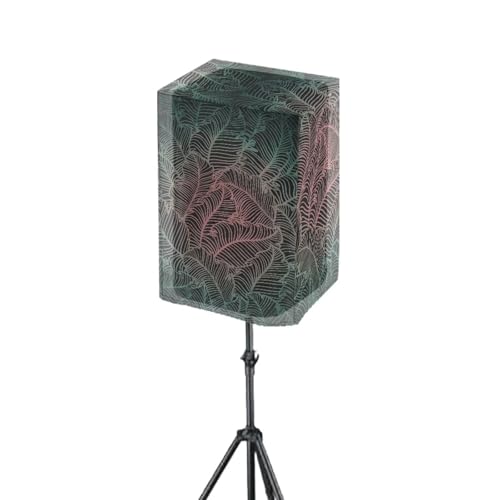 Xumfabuy Speaker Slip Cover Palm Leaf for 10 Inch PA/DJ Powered Speakers Mounted on Stand Waterproof...