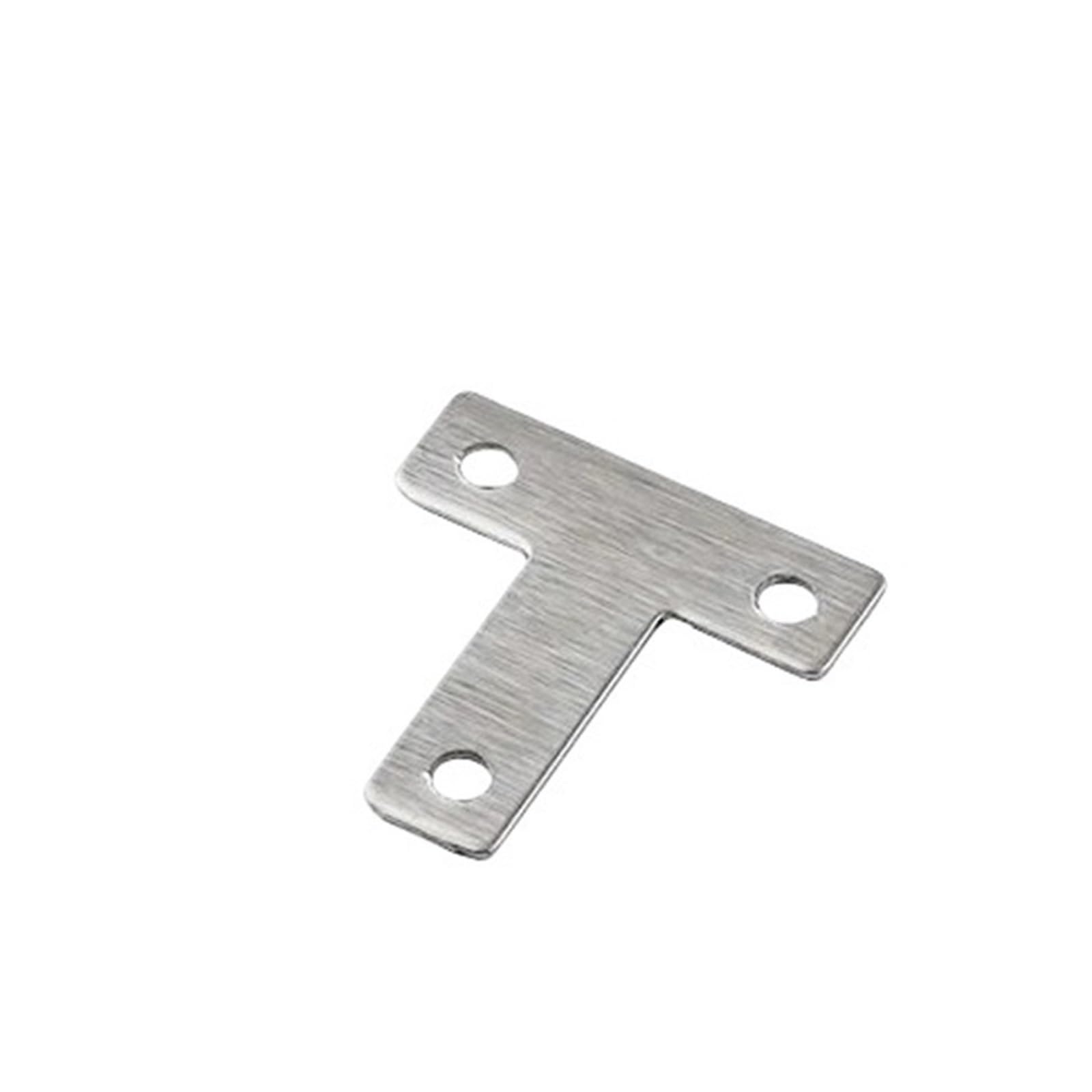 Gvzugm One Color 20Pcs T-Shaped Corner Code, Furniture Repair, 90 Degree Right Angle Bracket, Fastener, Used For Fixing Tables, Chairs, Shelves For Diy Tools(S)