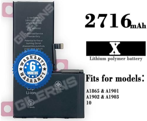 Image of Original Battery for iPhone X A1865 A1901 A1902 A1903 Battery with 6 Month Warranty** (CAR177)