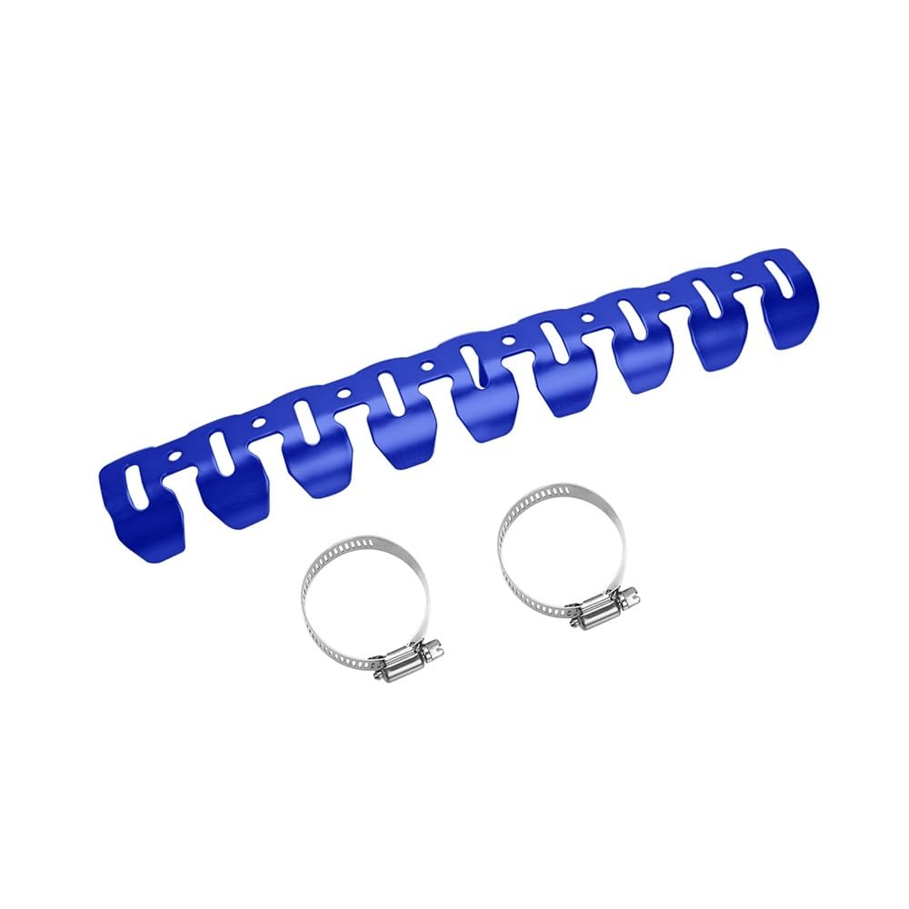 Protecteur De Protection Thermique pour Silencieux D'échappement De Moto À 4 Temps(Blue)