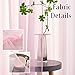Christmas Baby Pink Sheer Pink Voile Curtains Short Translucent Solid Color 45 Inch Length Rod Pocket Baby Pink Sheers 45 Inches Long For Small Windows Bedroom Living Room Kitchen 2 Panels 52x45