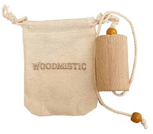 Péndulo hebreo fabricado en madera de Haya de modo artesanal, está perfectamente equilibrado y sus medidas son 30x50mm.