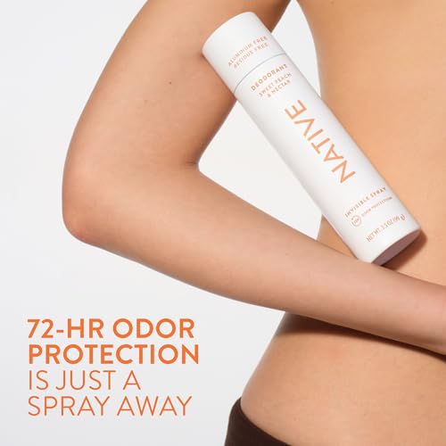 Image of Native Deodorant & Body Spray, Sweet Peach & Nectar, 72-Hour Odor Protection for Underarms & Body, Aluminum Free, Quick Drying, 3.5 oz