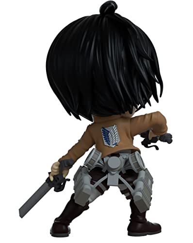 Youtooz Mikasa Vinyl Figure, 4.6" Attack On Titan Mikasa Figure - Detailed Mikasa Collectible Figure - Youtooz Attack On Titan Collection #TOP5