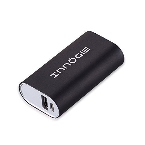 Innogie eLite Series 3200mAh Aluminum Portable External Battery Pack with 1.0A Output - Black