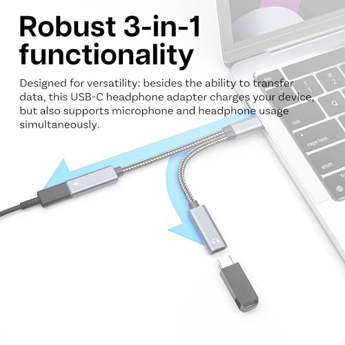 Adaptateur USB-C vers USB-C double jack charge 60W iPhone 16 Galaxy S26 - 4
