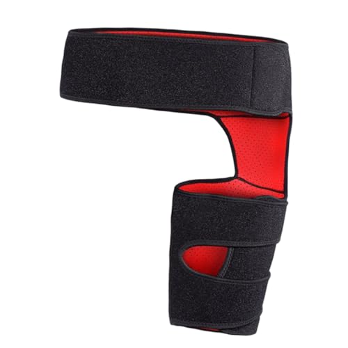 Faja lumbar con soporte para muslo y cinturón portátil para levantadores de pesas miniatura 1