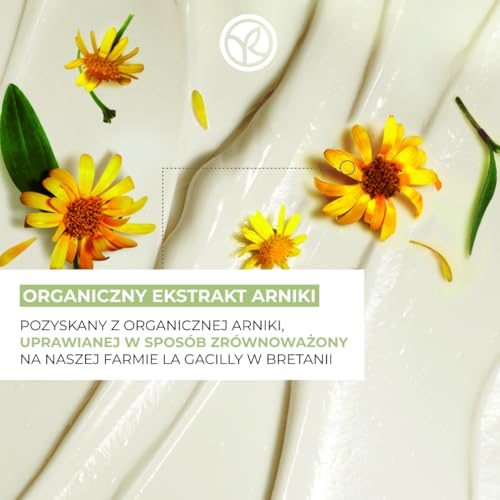 Yves Rocher Pur Arnica odbudowujący krem do rąk intensywna pielęgnacja dłoni do bardzo suchej skóry z bio-arniką odżywcza formuła ochronna wegański skład naturalny nawilżający balsam wygładzający 75ml