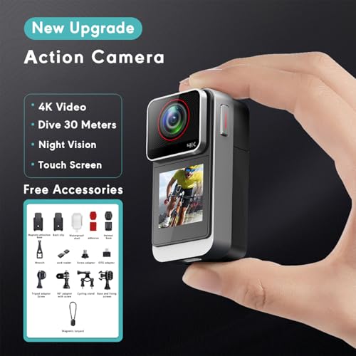 Fydun Action Camera 4K 20MP miniatura 5