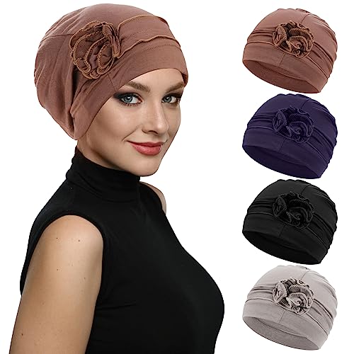 XEPST Gorro Turbante de Quimioterapia para Mujer, Gorros Oncológicos, Pañuelo Cabeza para Pérdida de Cabello y Cáncer