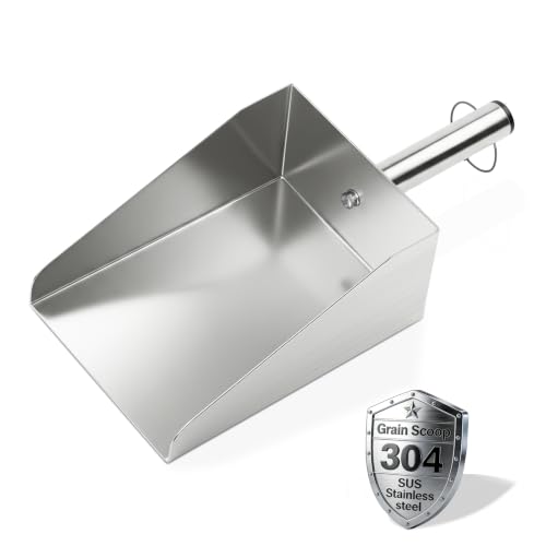 304 Stainless Steel Grain Feed Scoop