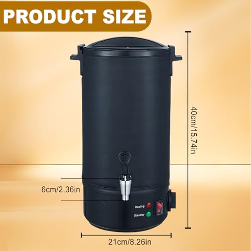 Fondoir à cire électrique 8L avec contrôle de la température de 30 à 110 ℃