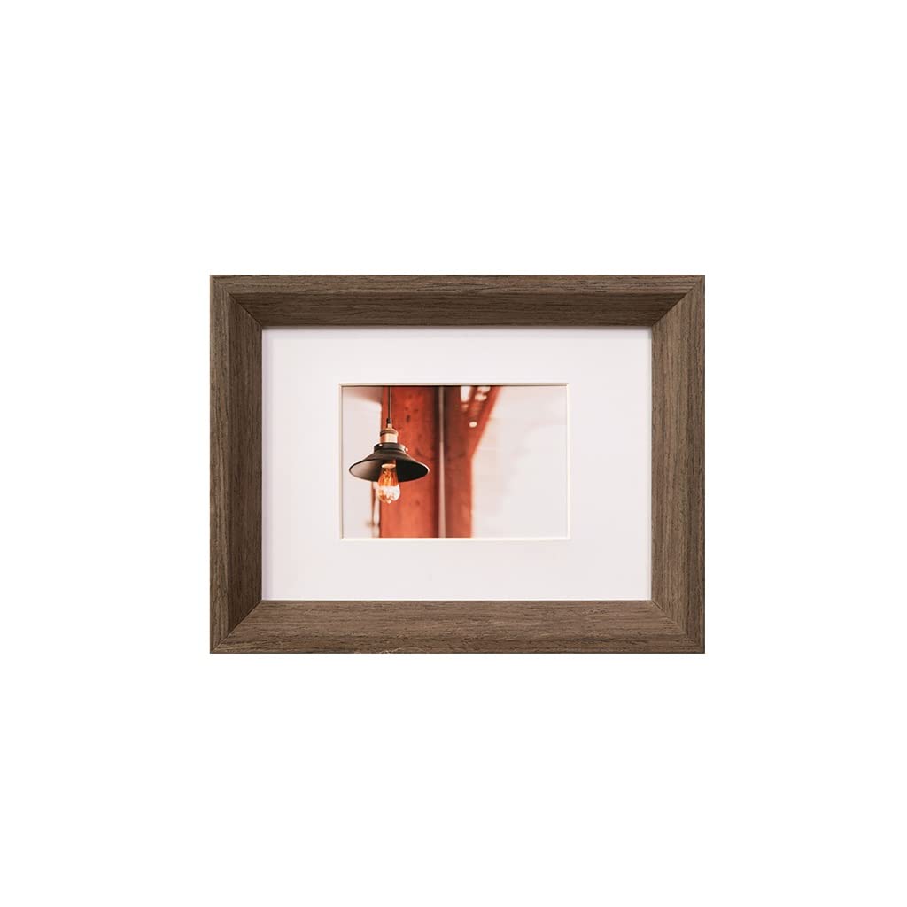 Cadre photo en bois massif haut de gamme 10 pouces finition couleur E decoration