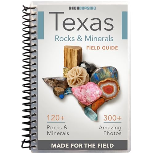 Texas Rocks And Minerals Identification Field Guide | Find Crystals, Gems, Geodes, and Rocks | Thick...