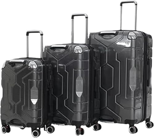 Travel Suitcase 3-Piece Luggage Set, Large Capacity ABS+PC Hard Shell, Carry-On & Checked Luggage with TSA Lock, 360° Swivel Wheels, 20+24+28in
