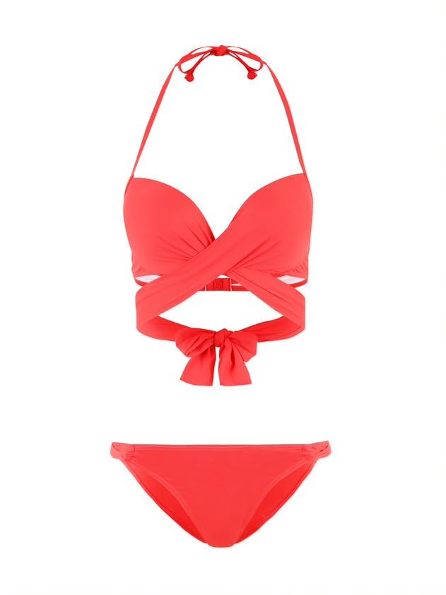 s.Oliver Damen LMH-209 Bikini-Set, red, 38 / A