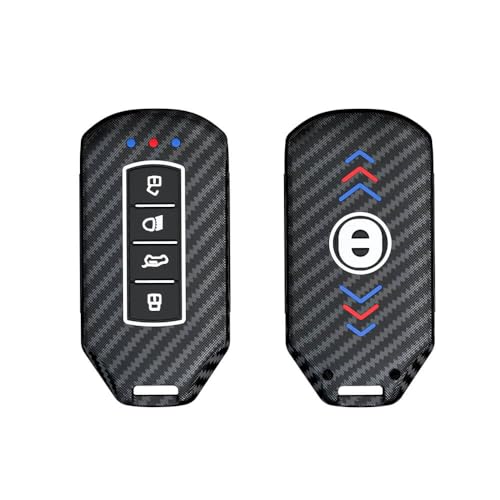 Image of keyzone ABS Car Key Cover for Tata Harrier 2026, Safari 2026, Sierra 2025, Curvv, Curvv EV Smart Key (Black)