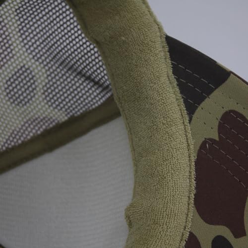 Image of The Vintage Year High Crown Foam Mesh Camouflage Trucker Hat Baseball Cap
