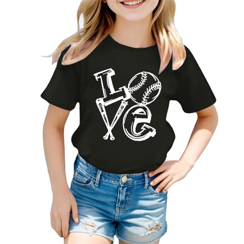 Toddler Baby Girls Vest T Shirt Tops Love Baseball Print Vest T Shirt Tops Clothes Toddler Girl Summer Outfits2