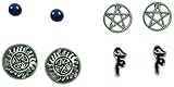 Supernatural Join The Hunt Earring Set, 4 Pack