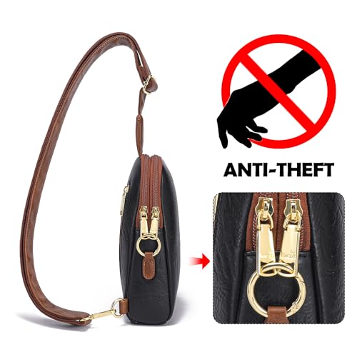 Image of INICAT Lightweight Small Crossbody Sling Bag for Women | Mini Travel Purse,Multi-pocket with Card Slots,Durable Vegan Leather,Everyday Carry