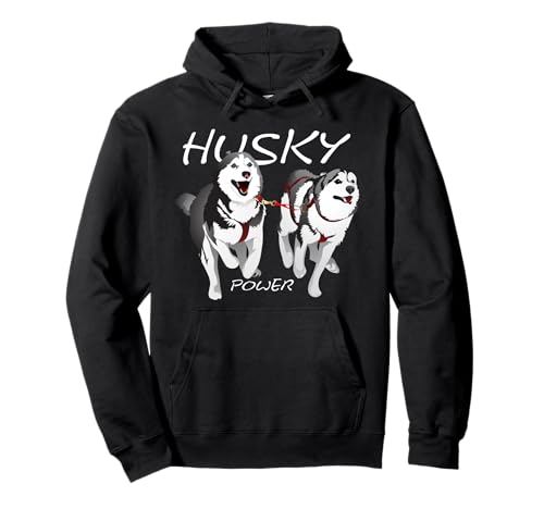 Husky Power Geschenk - sibirischen Husky Hunde Pullover Hoodie