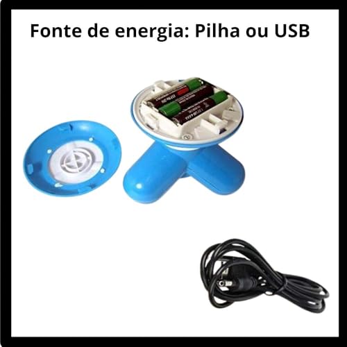 Mini Massageador Corporal Portátil (Azul)
