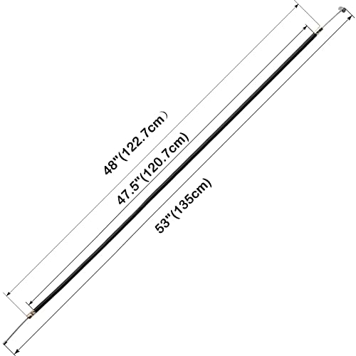 Royitay Universal 48 Inch Throttle Cable 53" Inner Cable For Mini Bike Pit Dirt Bike Go Kart Atv Predator 212 Ct200U Baja Mb165 196Cc Mb200 Heat Warrior Motovox Mbx10 Mbx11 Gx160 Gx200 #TOP1