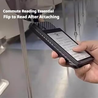 Mini e-reader 4,3 pollici E-Ink Display, retro magnetico per attacco telefono, 16 GB di memoria supporta EPUB PDF TXT MOBI, lettore di ebook portatile ultra leggero da 77 g per viaggi (nero)