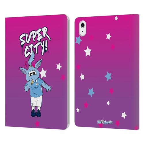 Housse cuir Manchester City iPad Air 11 étui portefeuille rabat magnétique