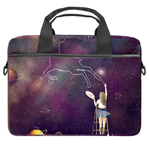 Sac à bandoulière pour ordinateur 13 à 14.5 pouces avec motif carte nautique rétro