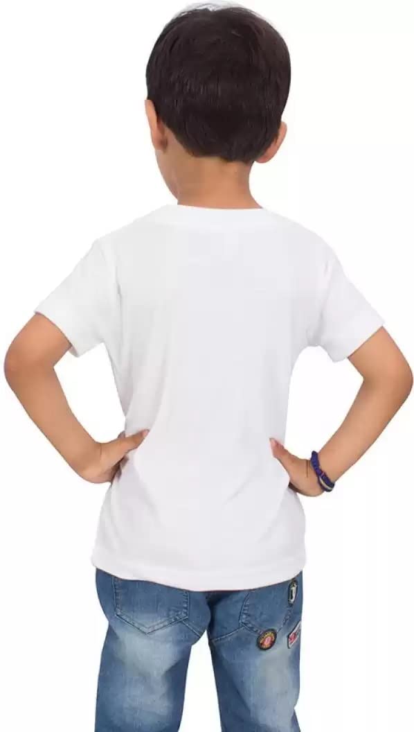 Printmate Cotton Ganesh Ji Graphic Printed Unisex T-Shirt for Boys & Girls (6-12 Months) White 1