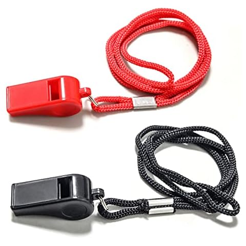 XXINMOH Whistle with Lanyard for Coaches, Referees, Training, Outdoor Camping Accessories,Dog Whistle, Emergency Survival. Cover