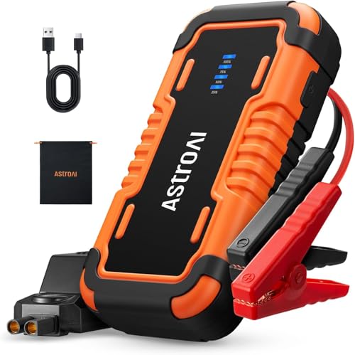 Catálogo de Arrancador de Auto Walmart Top 10. 41 AstroAI P10 de 3000A Arrancador de Batería Portátil, Jump Starter para Coches, Cargador de Batería Carros (10 L Gasolina / 8 L Diésel) y Motos. Incluye Linterna Led. Color...