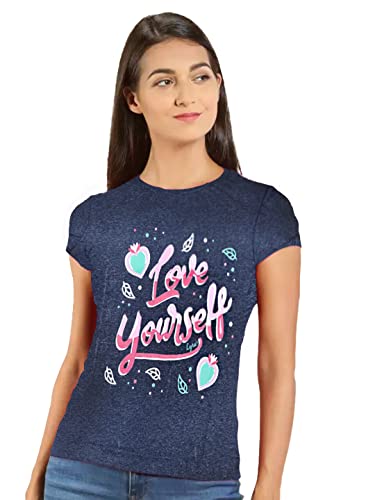 Image of Lyra Women's Cotton Regular Fit T-Shirt