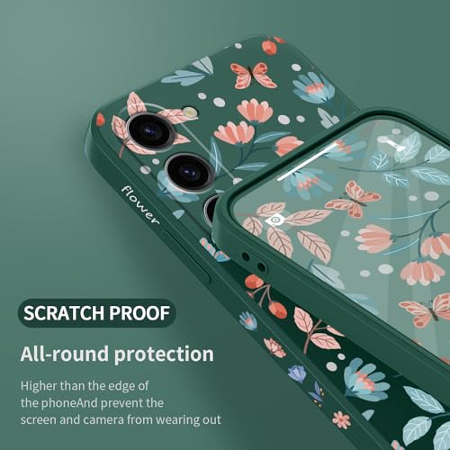 Coque Samsung Galaxy S23 silicone vert feuille LEECG