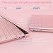 15.6 inch Pink Laptop Computer, Alder Lake Quad Core N95 CPU Laptop, 16GB DDR4 512GB SSD Portable Laptop PC with Fingerprint Unlock, FHD IPS Display, Color Backlit KB, WiFi5 Bluetooth 4.2,HDMI, USB3.0
