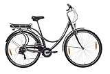 Sicherheit: Das Ebike ist nicht zulassungspflichtig und bietet die volle Ausstattung nach StVZO (Batterieleuchten-Set und Speichenreflektoren) - Tektro V-Bremsen vorne und hinten für mehr Sicherheit