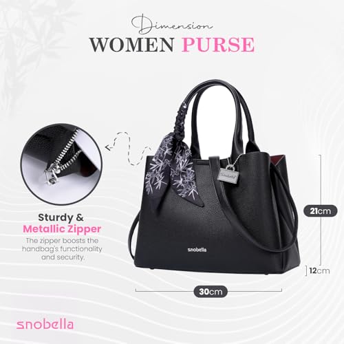 Bolso pequeño tote para mujer negro con correa ajustable miniatura 3