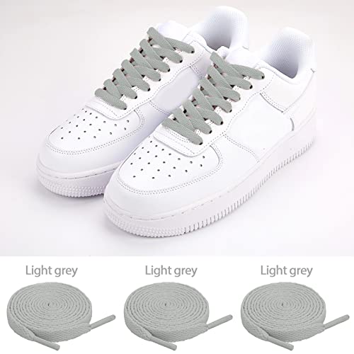 Image of ZHENTOR 3 Pair Flat Shoe Laces for Sneakers, Shoelaces for Sneakers Athletic Running Shoes Boot Strings