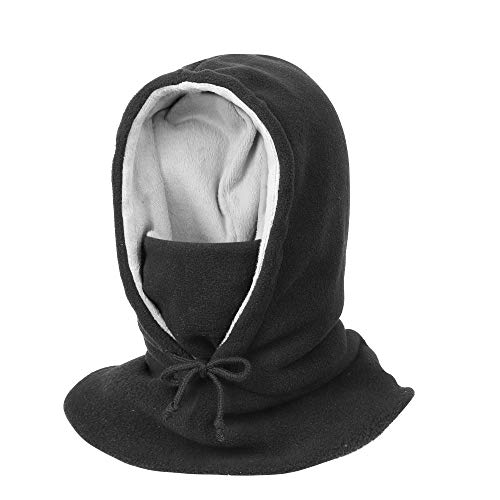 Passamontagna Cappuccio di Lana, Maschera facciale, Maschera Antivento Sci facciale, Cappuccio Caldo Invernale, Berretto da Neve per Uomo e Donne