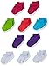 Hanes Girls' Toddler Low Cut Socks 10-Pack, Assorted 4/12-24 mos