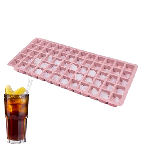 冷凍庫用アイストレー | 60グリッド シリコン スクエア アイスキューブ型 | パーティー用キッチン機器 フルーツドリンク/コーヒー/キャンプ/キャンディ/チョコレートウイスキー用