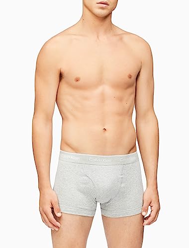 Image of Calvin Klein Men's Polyester Classic Solid Trunk (Pack of 3)