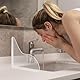 Granvoo 2 Stück Badewannenspritzschutz Acryl mit Klebstoff, Badewannen Spritzschutz Ecke, Selbstklebender Duschspritzschutz Transparent, Wasserspritzschutz für die Dusche Badewannen Badezimmer Küche