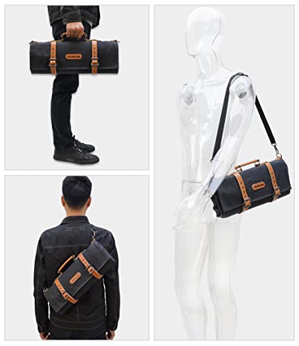 14-Pockets Knife Roll, Leather Knife Roll, Knife Roll Canvas, Knife Bag Holders, Knife Roll Bag, Chef Bag, Chef Knife Bag, Chef Knife Roll, Chef Knife Roll Bag, Pocket Knife Roll, Knife Bags For Chefs #TOP4