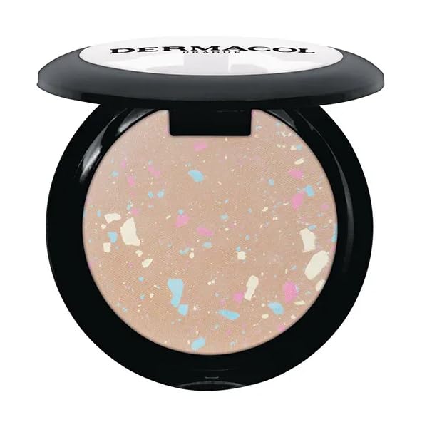 Dermacol - Compact Powder Corrector 3, Corrector en Polvo Compacto para Imperfecciones y Ojeras, Acabado Natural y Larga Duración.